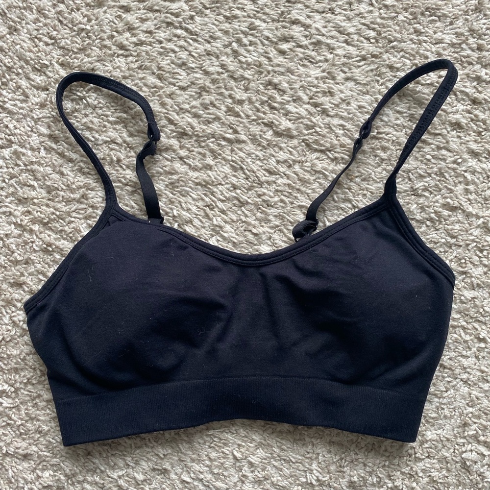 Athleta Black Sports Bralette
